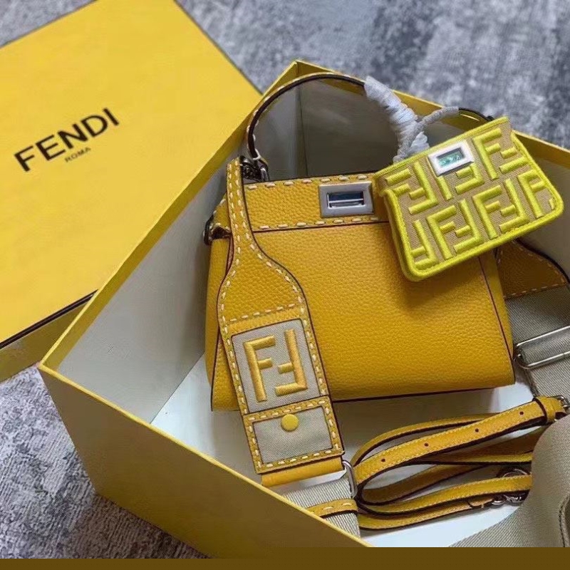 F**di top handle bags